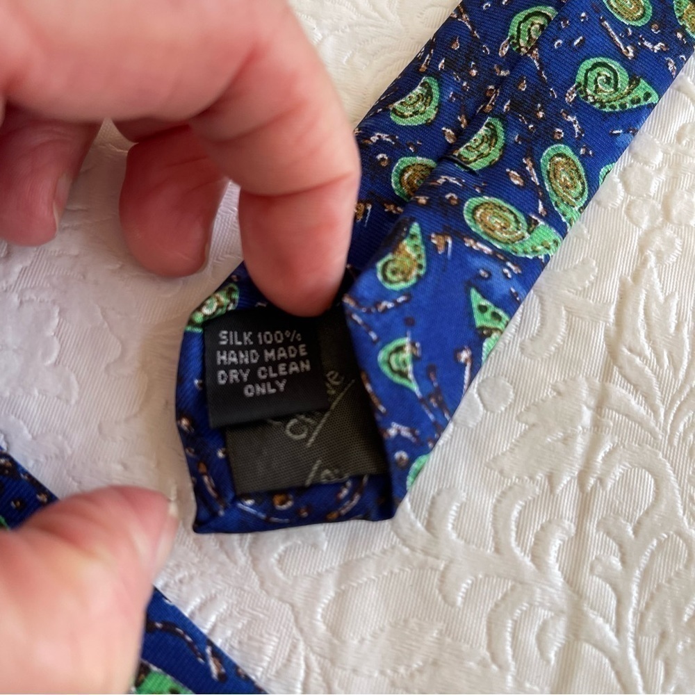 Fox & Chave 100% Pure Silk Necktie From Wadsworth Atheneum Museum Of Art View 5
